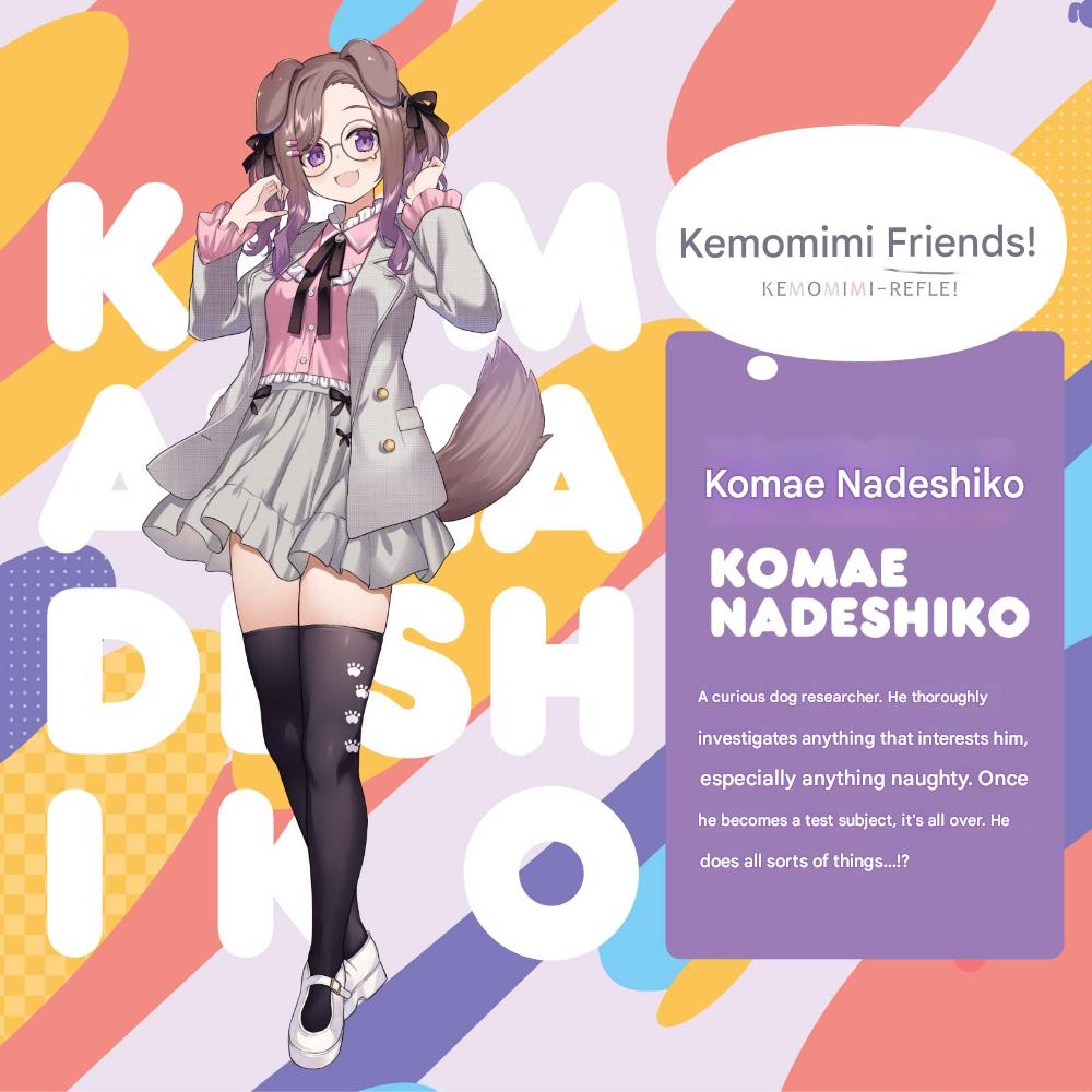 Hatopla - Kemo Hole Soft Kemomimi Refle! Komae Nadeshiko